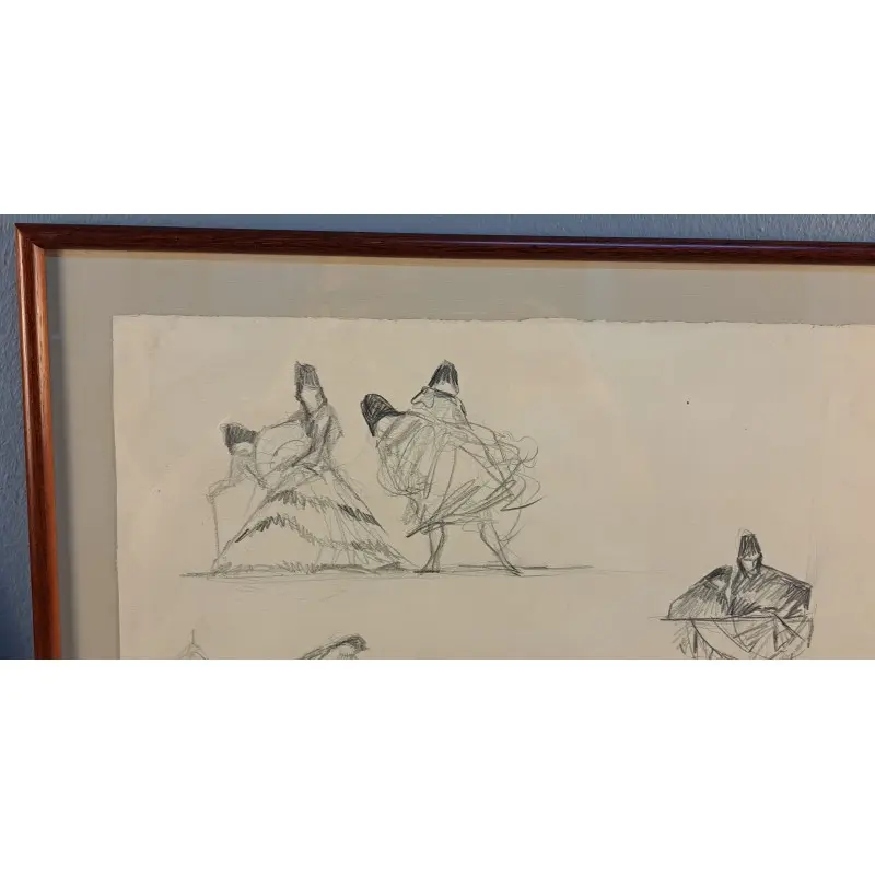 Dibujo original de Alfredo Opisso Cardona (1907-1980), Arte y Pintura · vista 6/9
