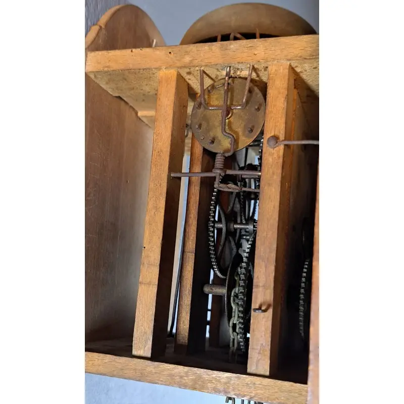 Reloj de pared ratera con escenas taurinas, siglo XIX o principios del XX, Relojes, Siglo XIX · vista 10/12