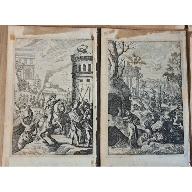 Ocho grabados originales de Ovidio – P. Philippe sculpsit (s. XVII–XVIII), Siglo XVII · vista 5/8