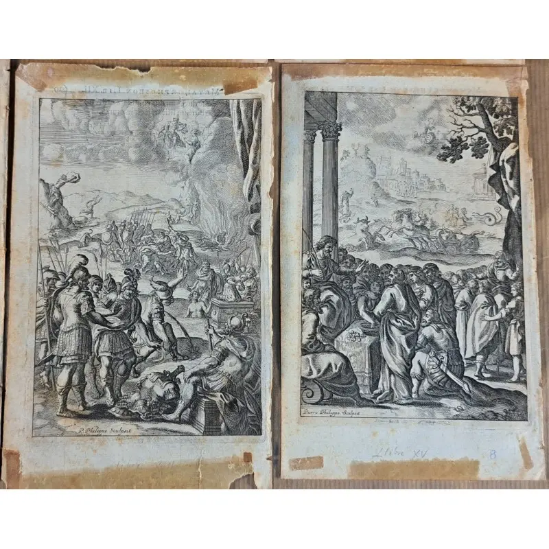 Ocho grabados originales de Ovidio – P. Philippe sculpsit (s. XVII–XVIII), Siglo XVII · vista 6/8