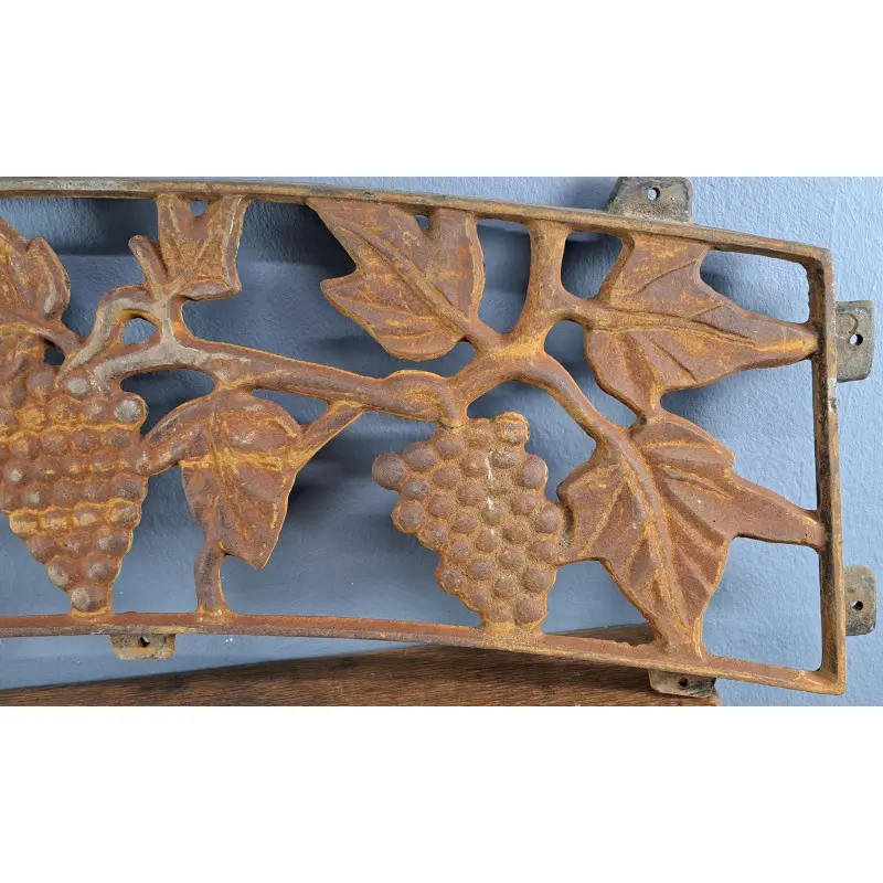 Panel decorativo de hierro fundido con racimos de uva, Herrería y Metal · vista 3/9