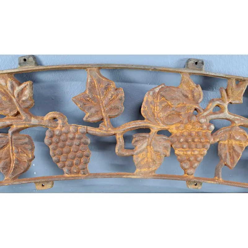 Panel decorativo de hierro fundido con racimos de uva, Herrería y Metal · vista 4/9