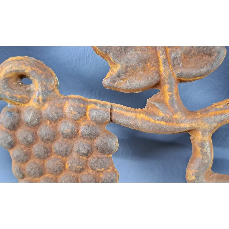 Panel decorativo de hierro fundido con racimos de uva, Herrería y Metal · vista 5/9