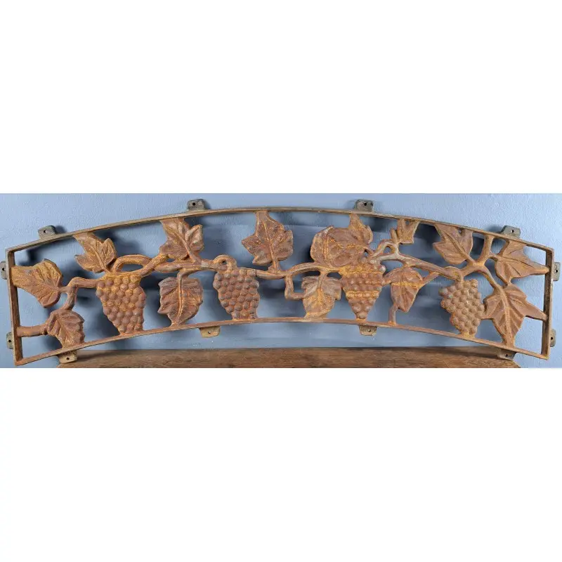 Panel decorativo de hierro fundido con racimos de uva, Herrería y Metal · vista 9/9