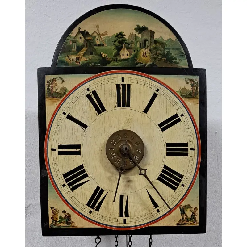 Reloj de pared ratera, finales siglo XIX o principios del XX funciona bien, Relojes, Siglo XIX · vista 2/12