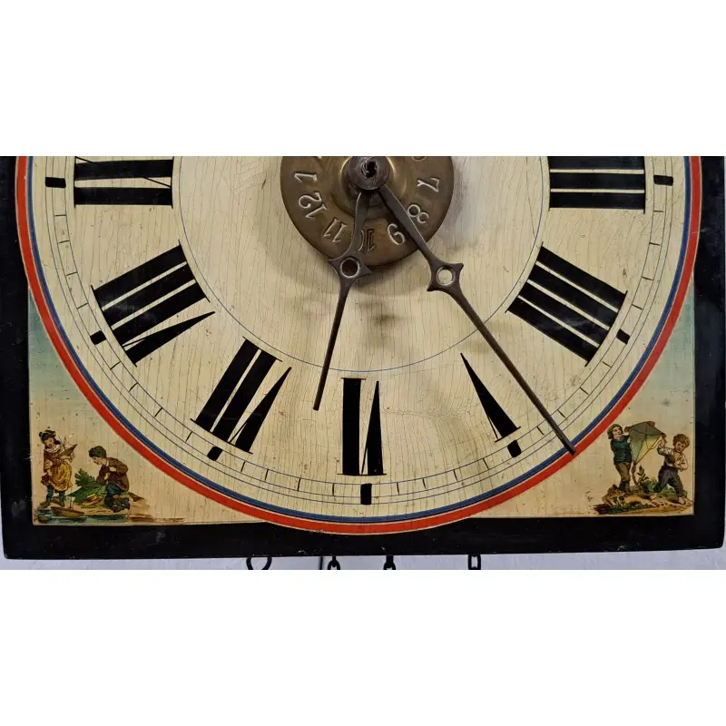 Reloj de pared ratera, finales siglo XIX o principios del XX funciona bien, Relojes, Siglo XIX · vista 4/12