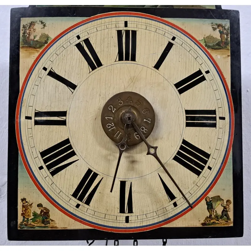 Reloj de pared ratera, finales siglo XIX o principios del XX funciona bien, Relojes, Siglo XIX · vista 5/12
