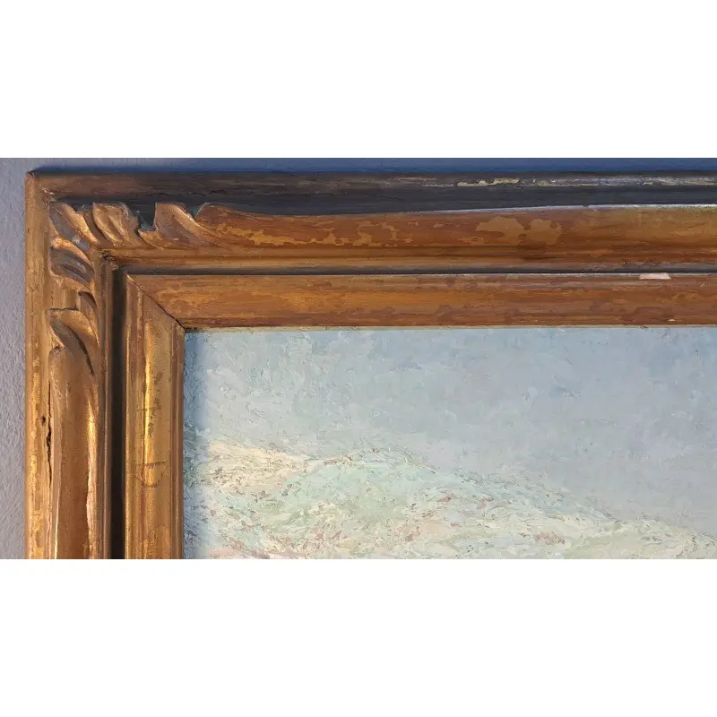 Vicenç Miralles Gacia (1912-1993). Óleo sobre tabla. Paisaje nevado, Arte y Pintura · vista 9/12