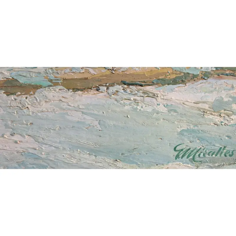 Vicenç Miralles Gacia (1912-1993). Óleo sobre tabla. Paisaje nevado, Arte y Pintura · vista 11/12