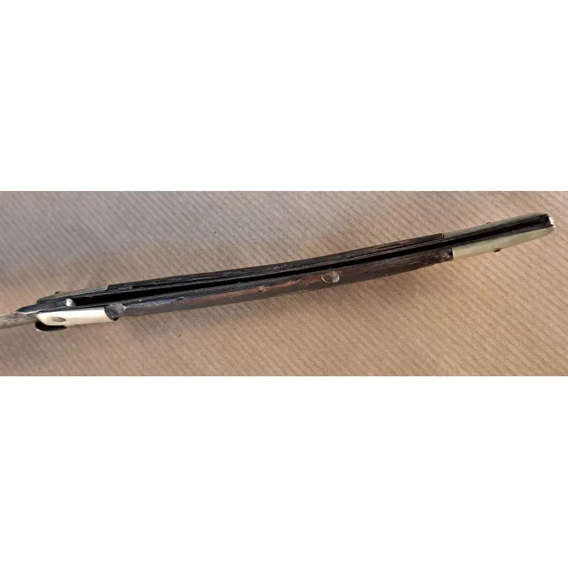 Navaja española siglo XIX de asta y acero, gran tamaño, 27,5 cm abierta, Siglo XIX · vista 5/8