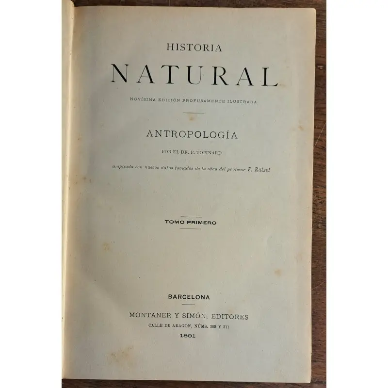 Historia natural 1891 - colección completa 13 tomos - antropología, zoología, botánica y geología, Curiosidade · vista 4/12