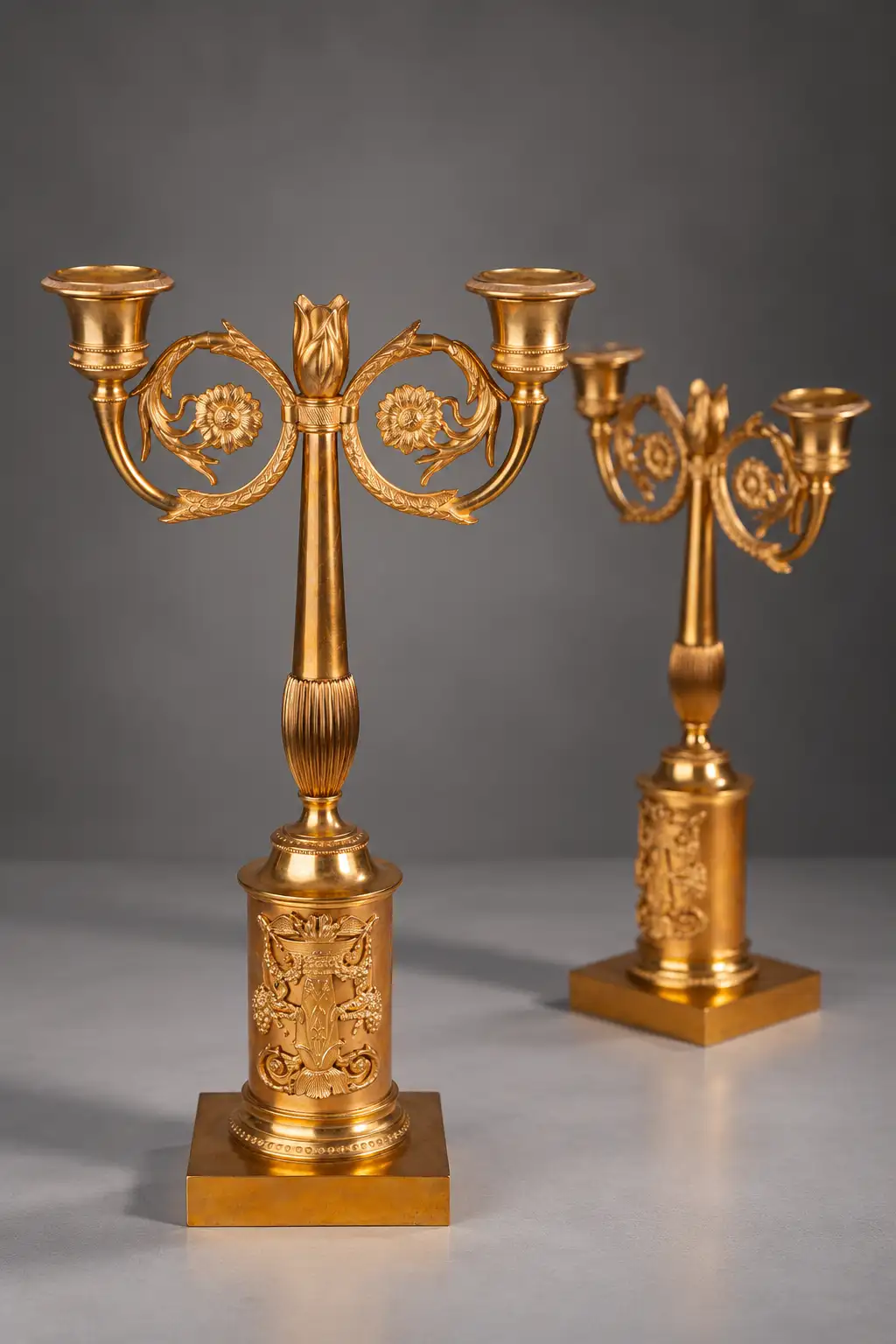 Set of Empire Candlesticks