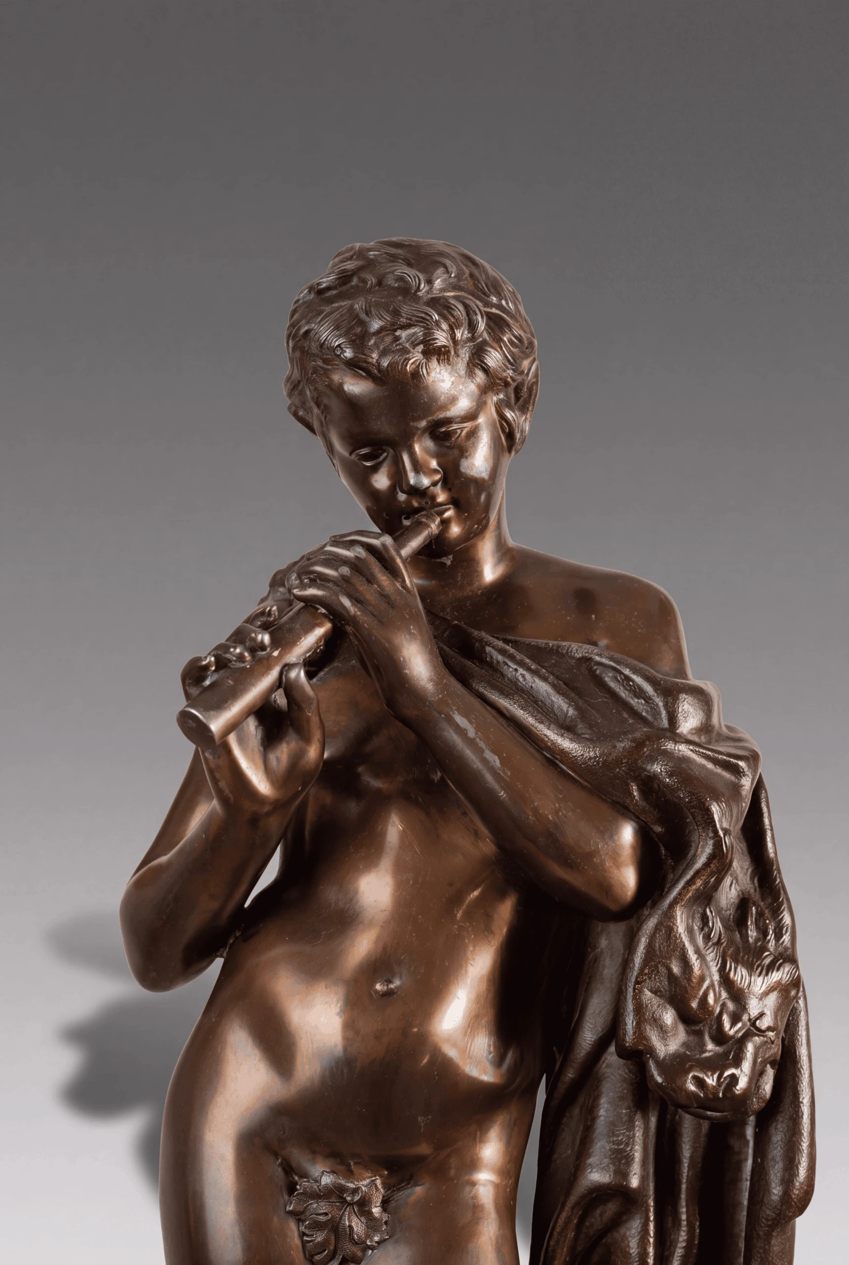 Joven fauno con flauta – Marsias
