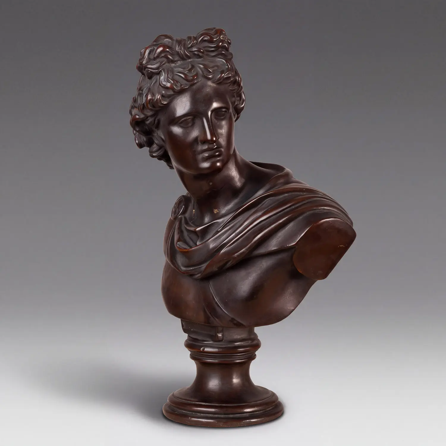 Busto de Apolo Belvedere · vista 3/4