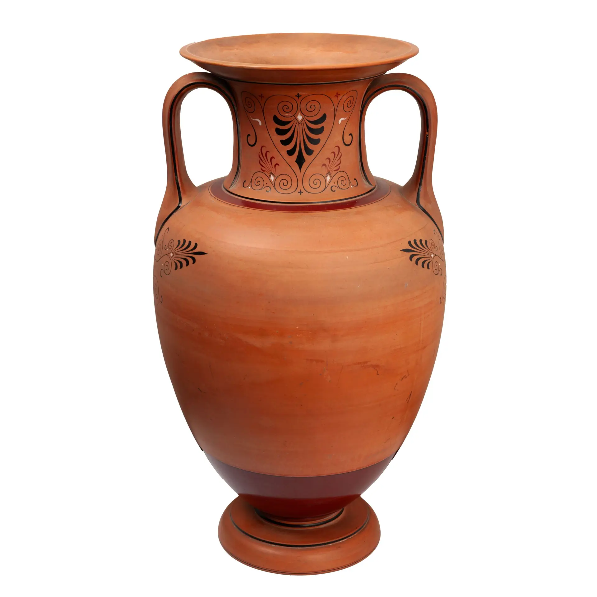 Neoclassical vase with black figures · vista 3/4