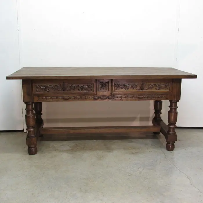 Mesa antigua de refectorio, Armarios y Vitrinas, Siglo XVII · vista 3/6