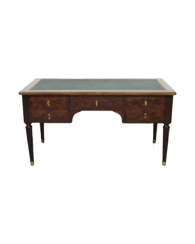 Mesa escritorio antigua de caoba