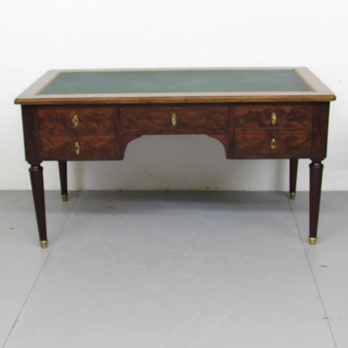 Mesa escritorio antigua de caoba, Cómodas y Escritorios, Siglo I