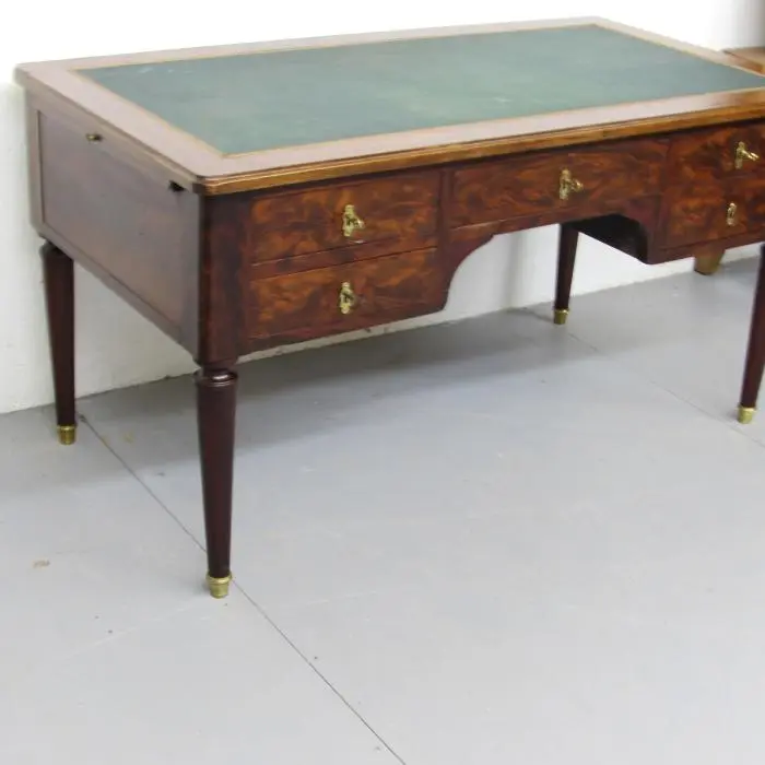 Mesa escritorio antigua de caoba, Cómodas y Escritorios, Siglo I · vista 4/4
