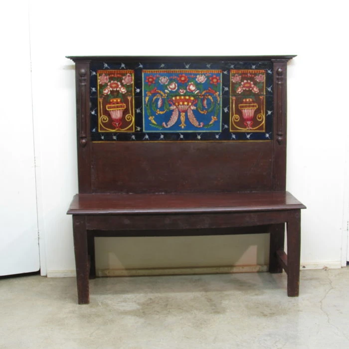 Banco antiguo pintado, Sillas y Asientos