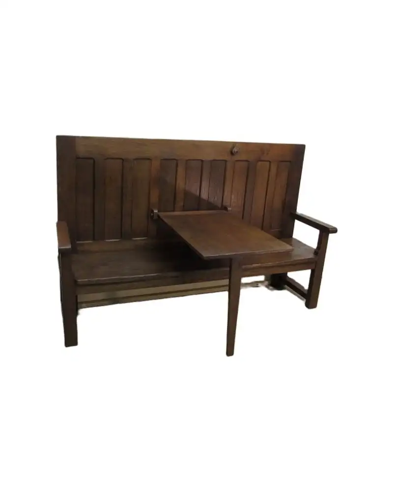 Xixilu rústico de madera de roble con mesa