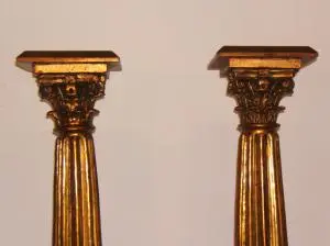 Columnas antiguas doradas, Iluminación, Siglo XVII · vista 4/4