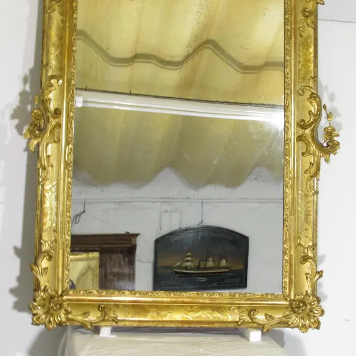 Espejo antiguo dorado, Espejos y Marcos · vista 2/3