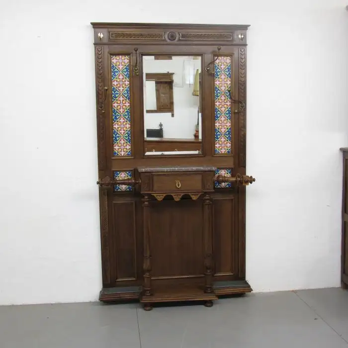Perchero paragüero antiguo