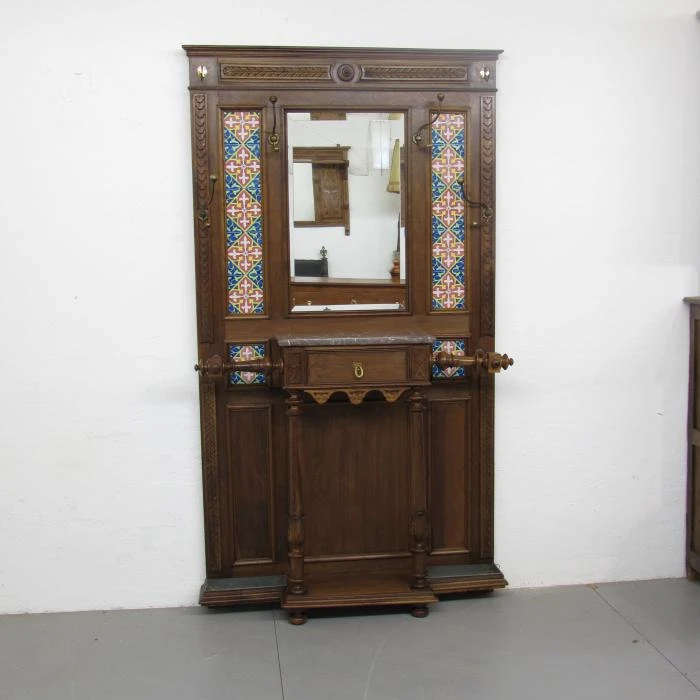 Perchero paragüero antiguo