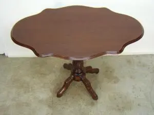 Mesa antigua ovalada de caoba, Mesas · vista 3/5