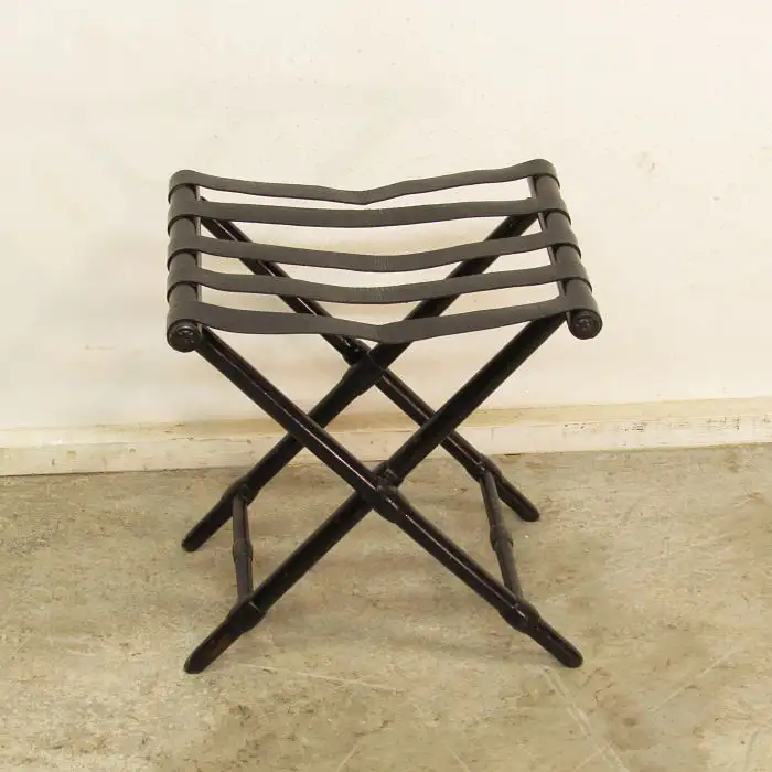 Silla antigua plegable de campaña