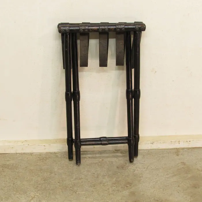 Silla antigua plegable de campaña, Sillas y Asientos · vista 3/4