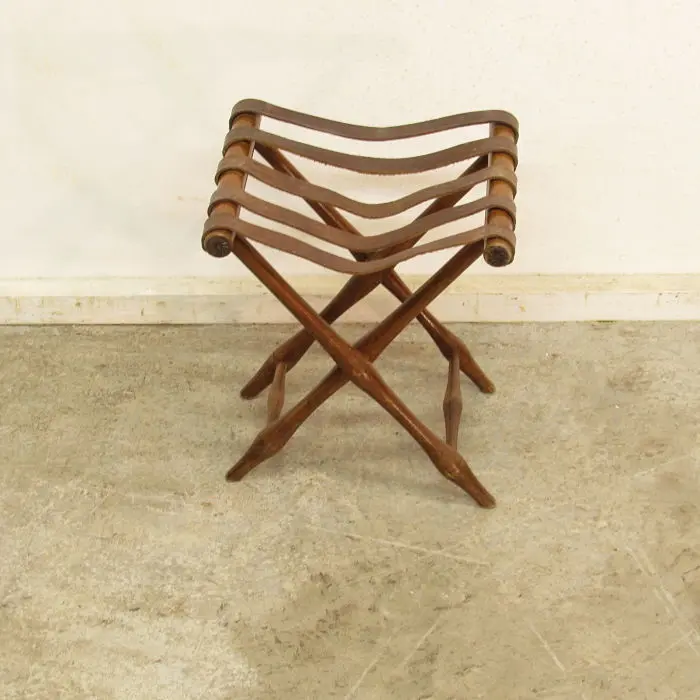 Silla antigua plegable de campaña (Copiar), Sillas y Asientos