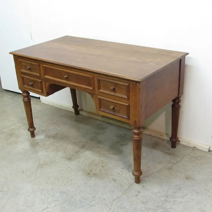 Mesa escritorio antigua restaurada, Cómodas y Escritorios · vista 2/3
