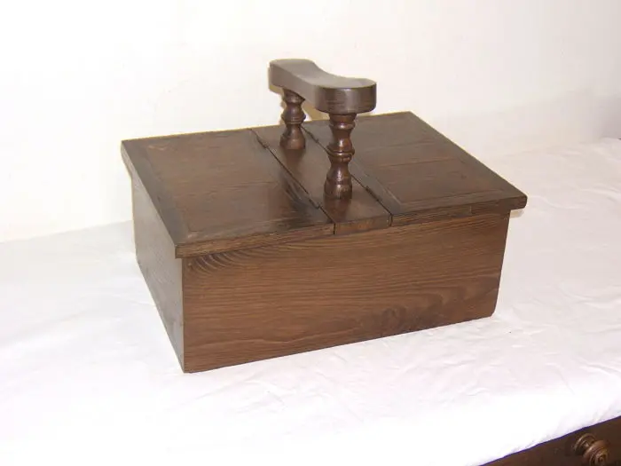 Caja de limpiabotas antigua, Objetos Decorativos · vista 3/3