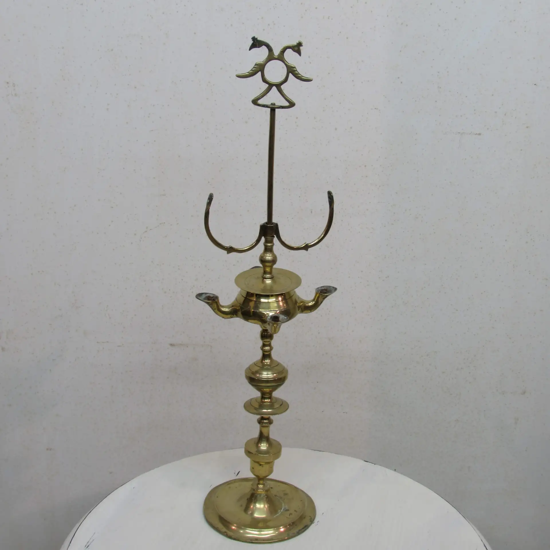 Quinqué antiguo de aceite