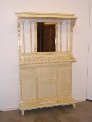 Paragüero perchero antiguo pintado