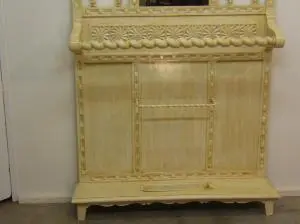 Paragüero perchero antiguo pintado · vista 4/4