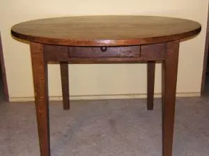 Mesa redonda rústica de roble, Mesas