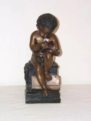 Figura de bronce, Herrería y Metal
