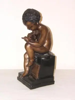 Figura de bronce, Herrería y Metal · vista 3/4
