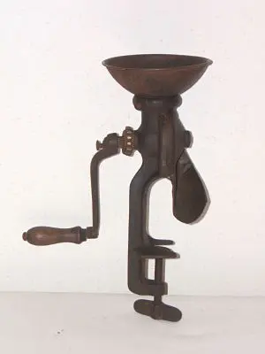 Molinillo de café antiguo, Herrería y Metal