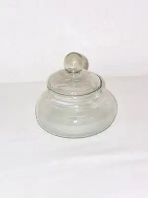 Tarro de cristal antiguo