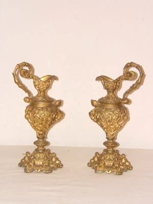 Jarras antiguas de calamina, Objetos Decorativos
