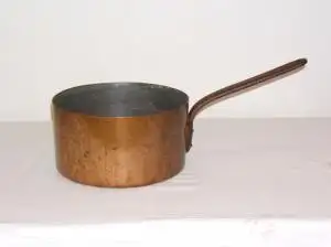 Cazo antiguo de cobre