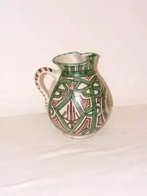 Jarra antigua pintada