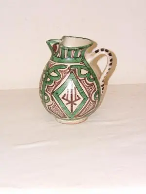Jarra antigua pintada, Objetos Decorativos · vista 2/2