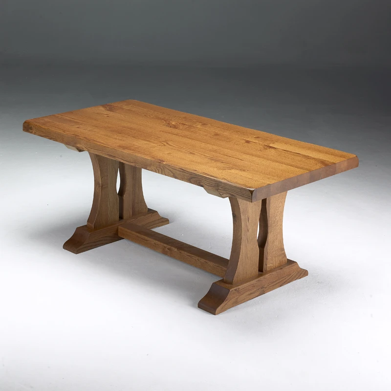 Mesa rústica de roble macizo, Mesas