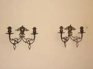 Pareja de apliques antiguos