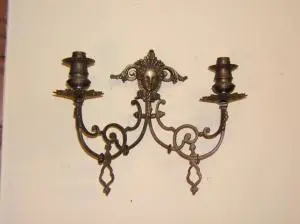 Pareja de apliques antiguos, Iluminación · vista 2/2